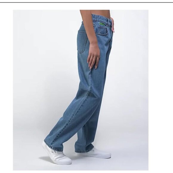 Empyre Tori 90s Medium Wash Denim Skate Jeans Size Small - Picture 9 of 14